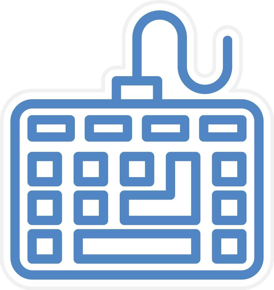 Keyboard Vector Icon Style