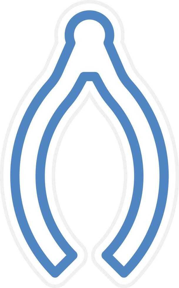 Wishbone Vector Icon Style