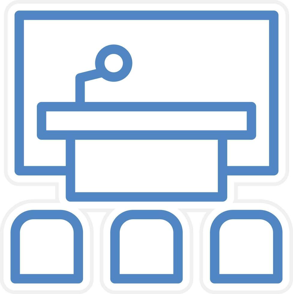 Press Room Vector Icon Style