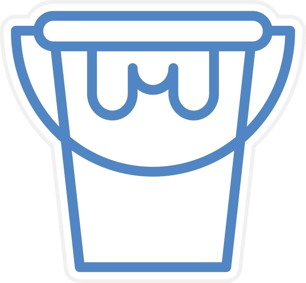 Paint Bucket Vector Icon Style