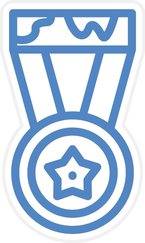 Army Medal Vector Icon Style