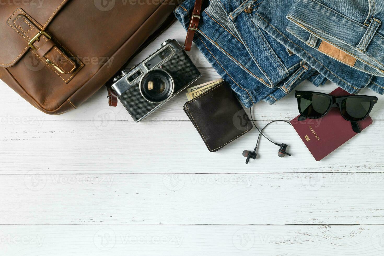 Accessories for travel plan, trip vacation, photo