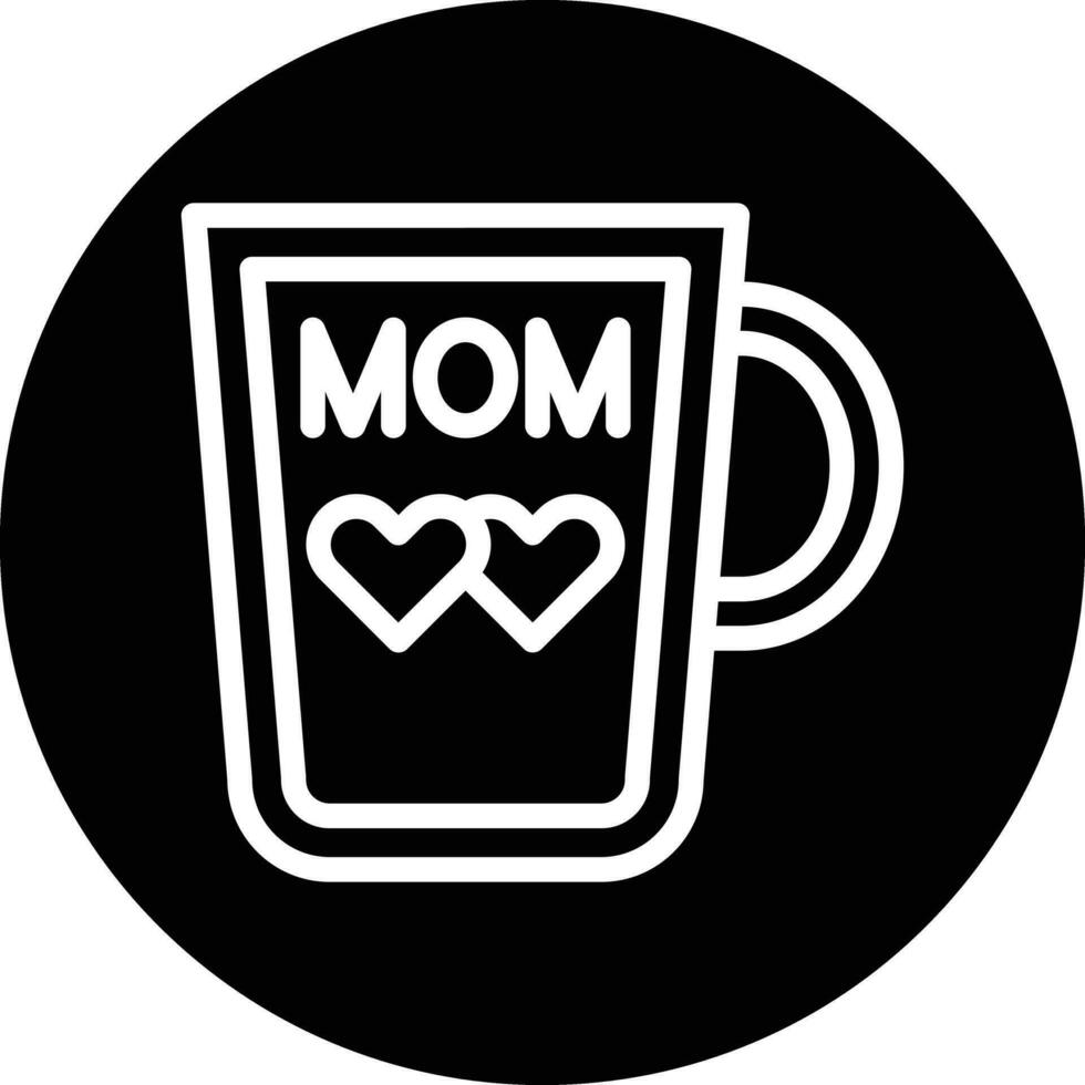 MOM Mug Vector Icon Design