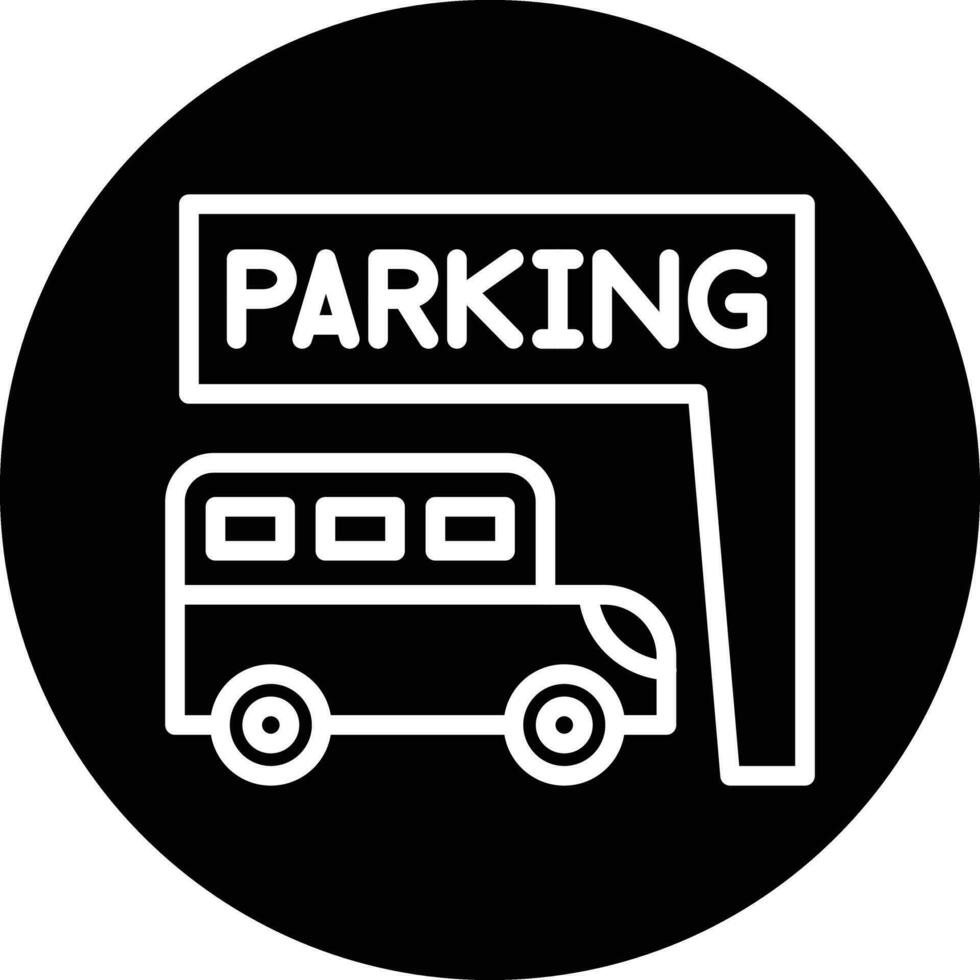 Parking Vector Icon Design