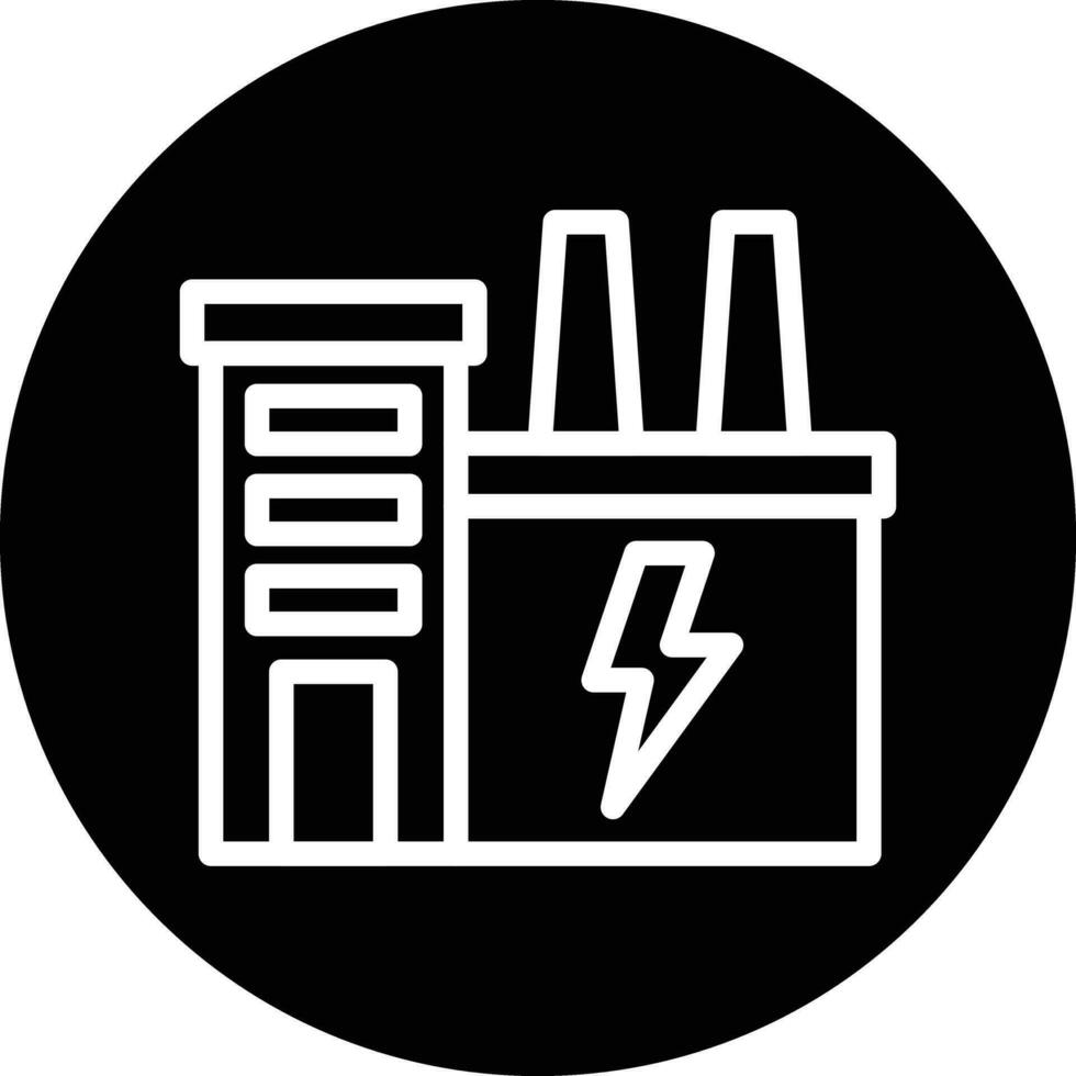 Electric Factory Vector Icon Design