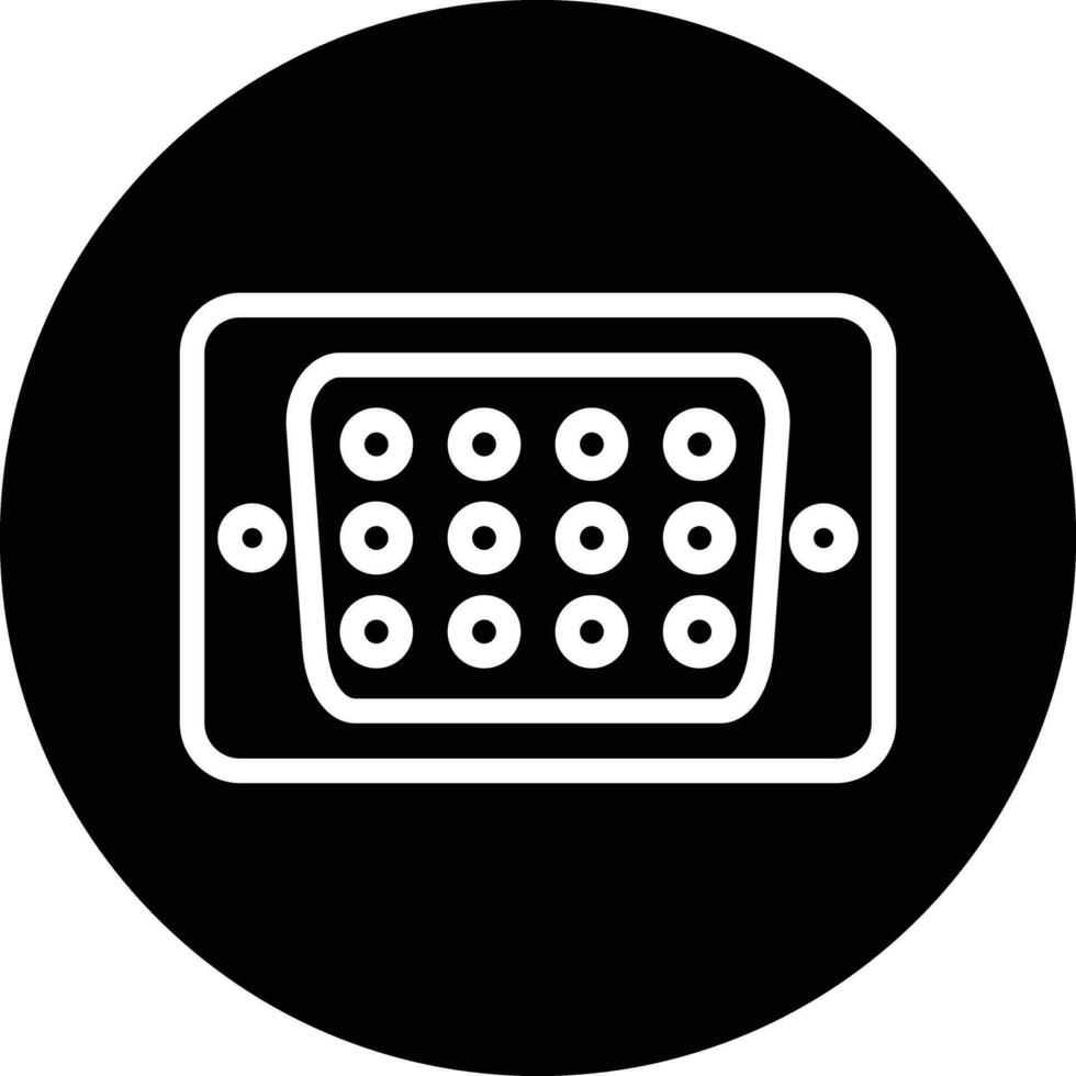 Vga Port Vector Icon Design