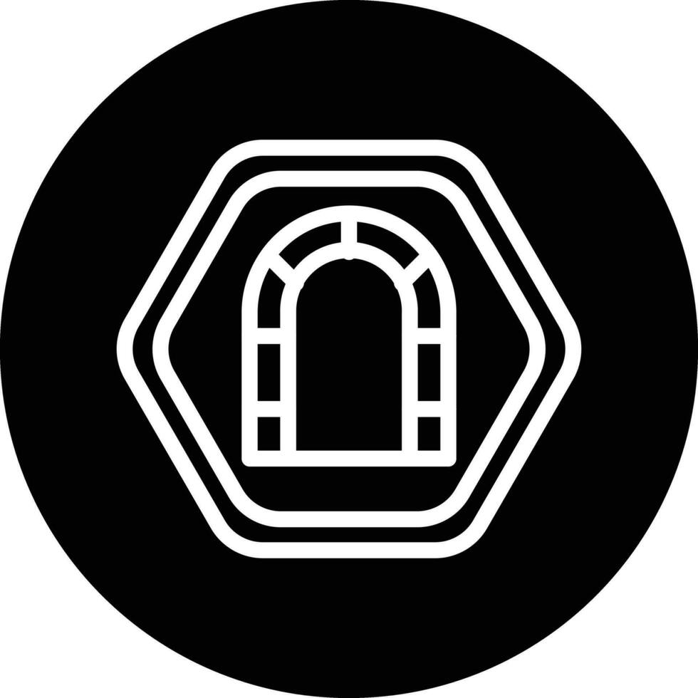 Tunnel Vector Icon Design