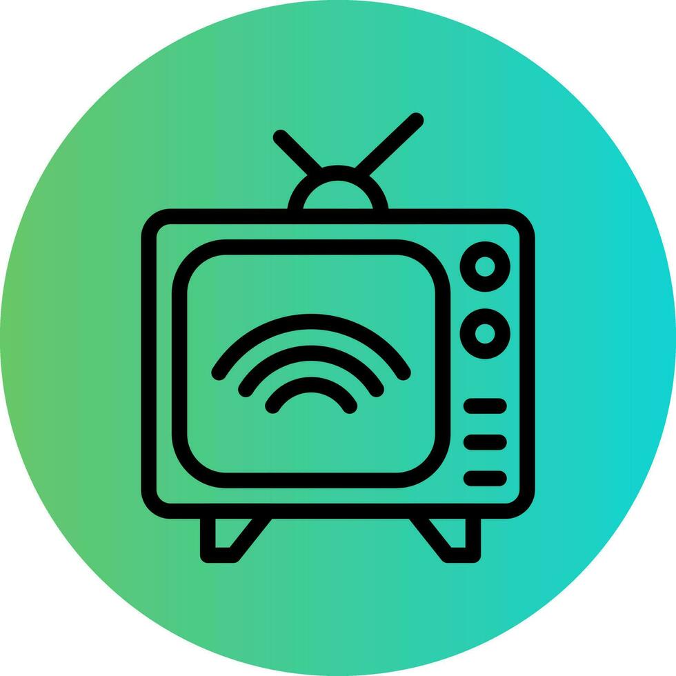 Smart Tv Vector Icon Design
