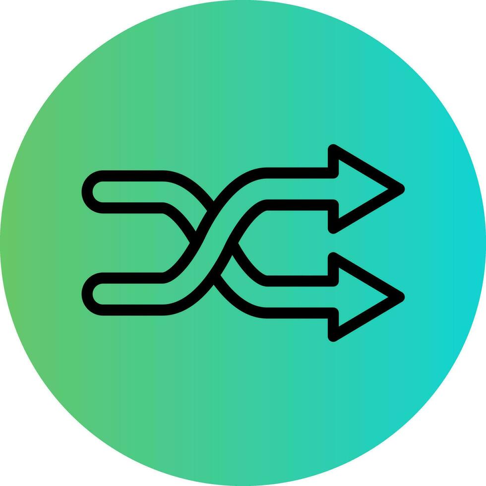 Shuffle Vector Icon Design