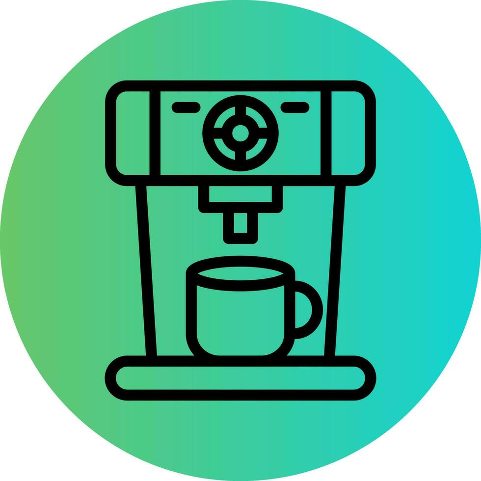 Coffee Machine Vector Icon Design