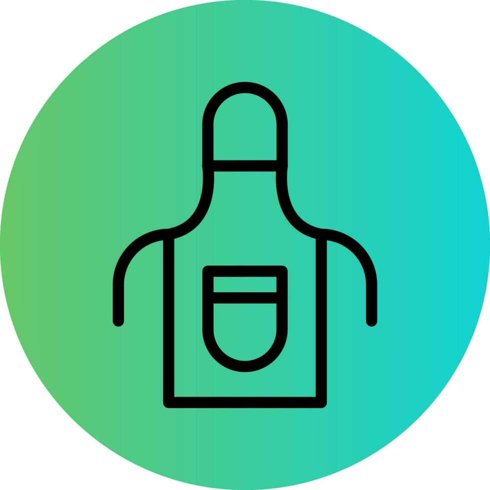 Apron Vector Icon Design