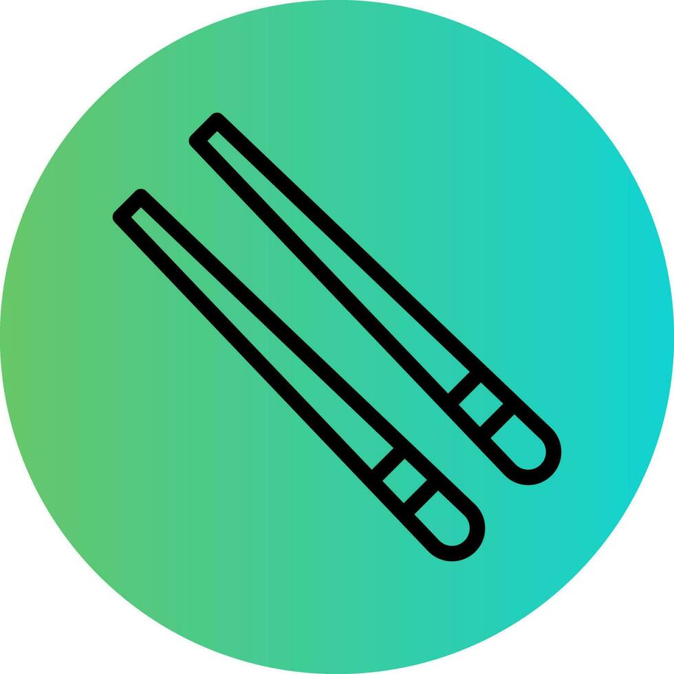 Chopsticks Vector Icon Design