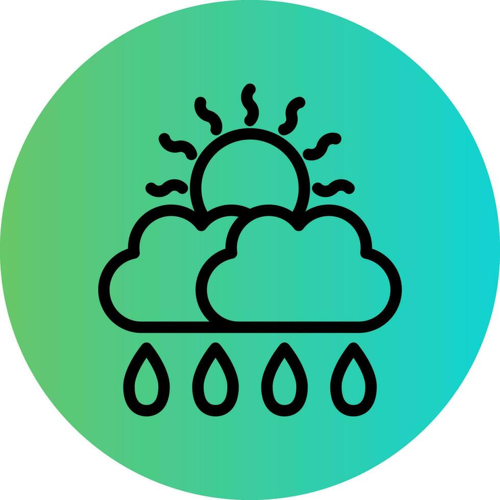 Drizzle Vector Icon Design