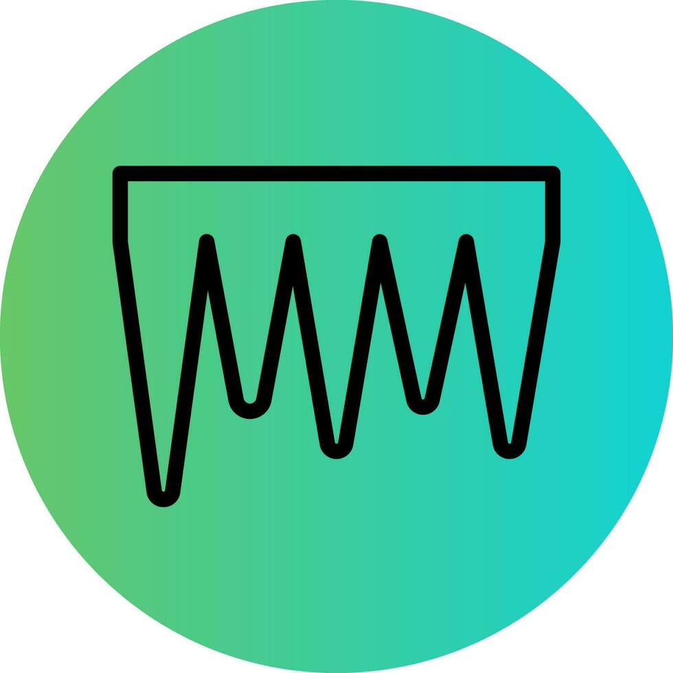 Icicle Vector Icon Design