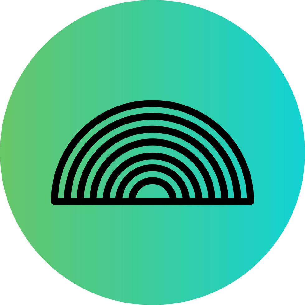 Rainbow Vector Icon Design