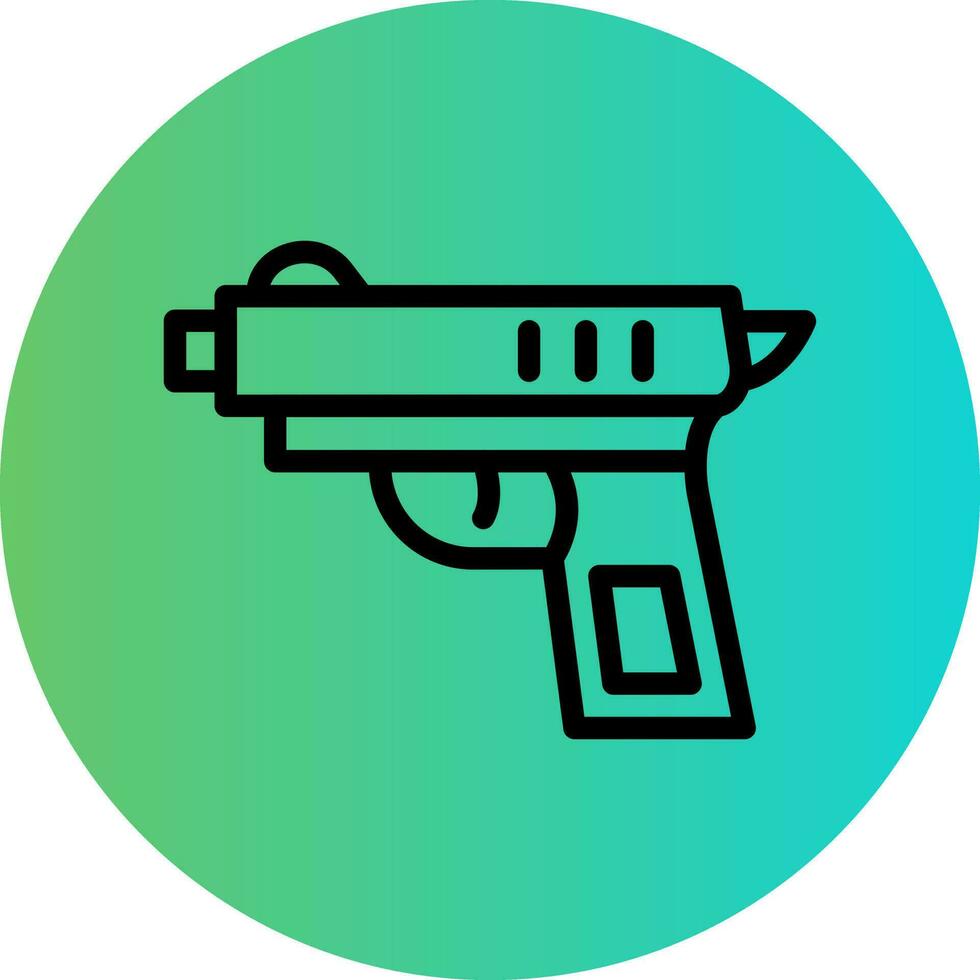 Gun Vector Icon Design