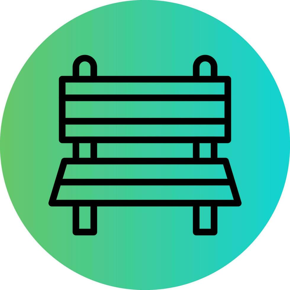 Bench Vector Icon Design