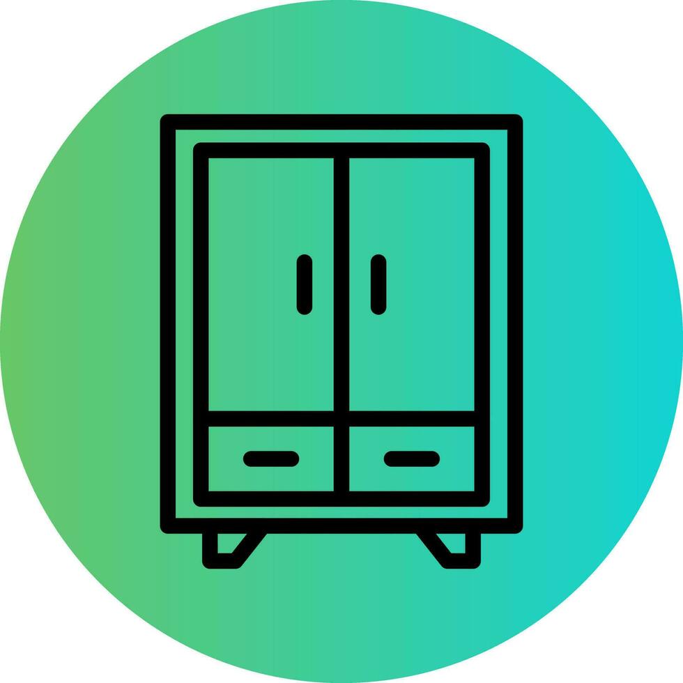 Cupboard Vector Icon Design