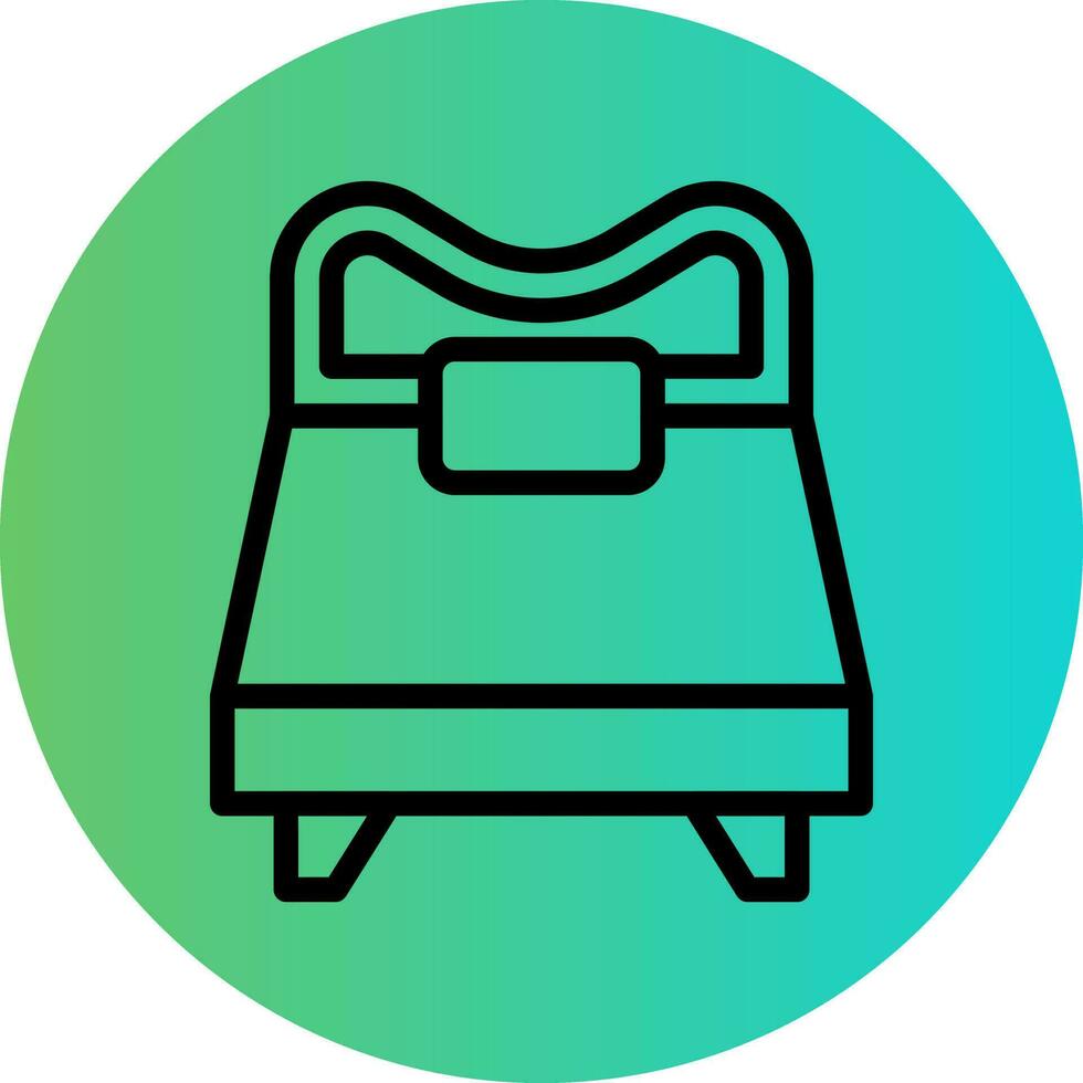 Bed Vector Icon Design