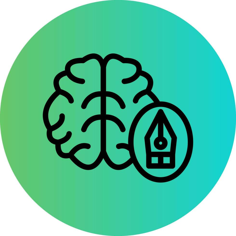 Design Thinking Vector Icon Design