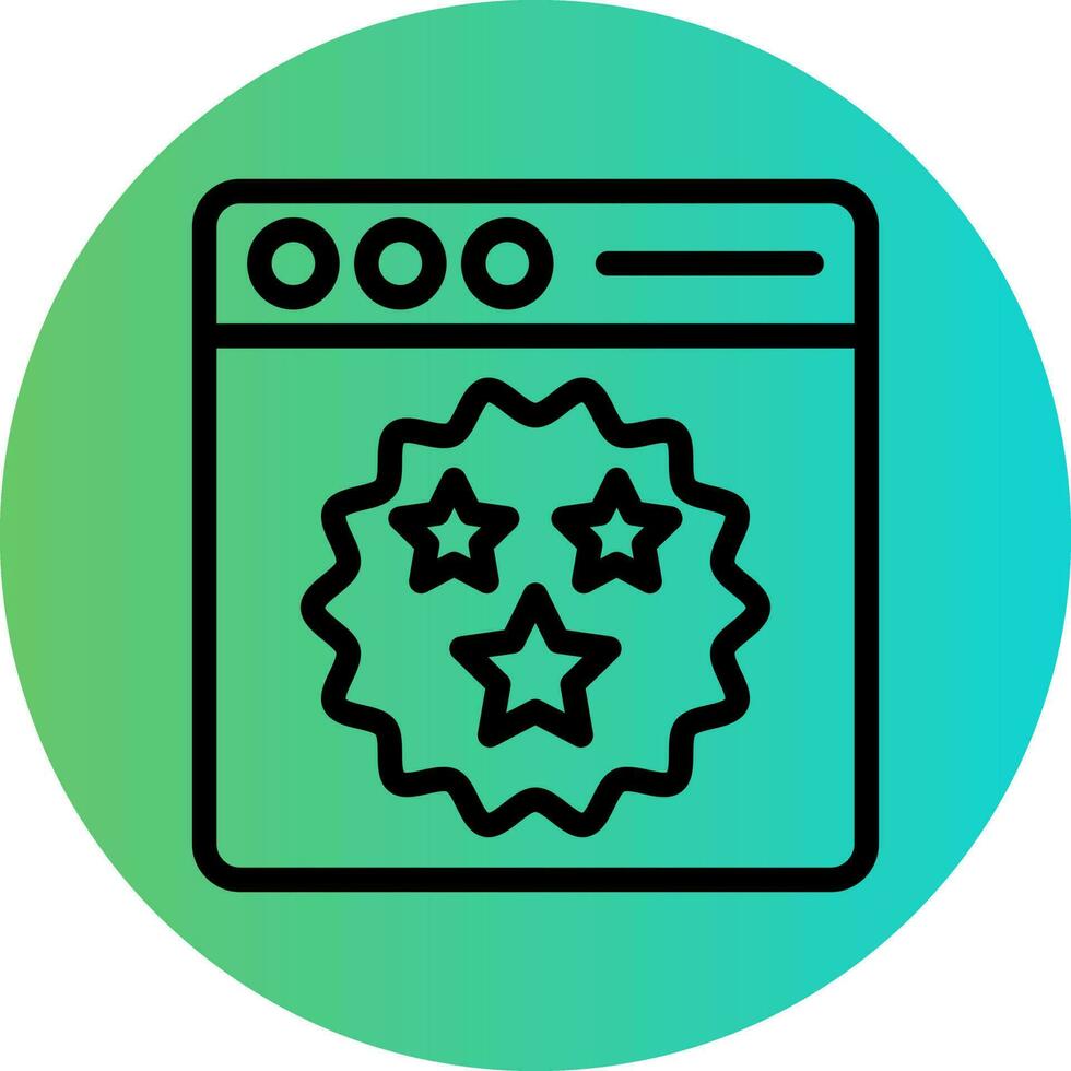 Reputation Vector Icon Design