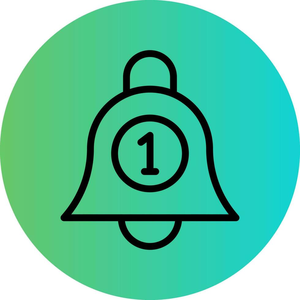 Notification Bell Vector Icon Design