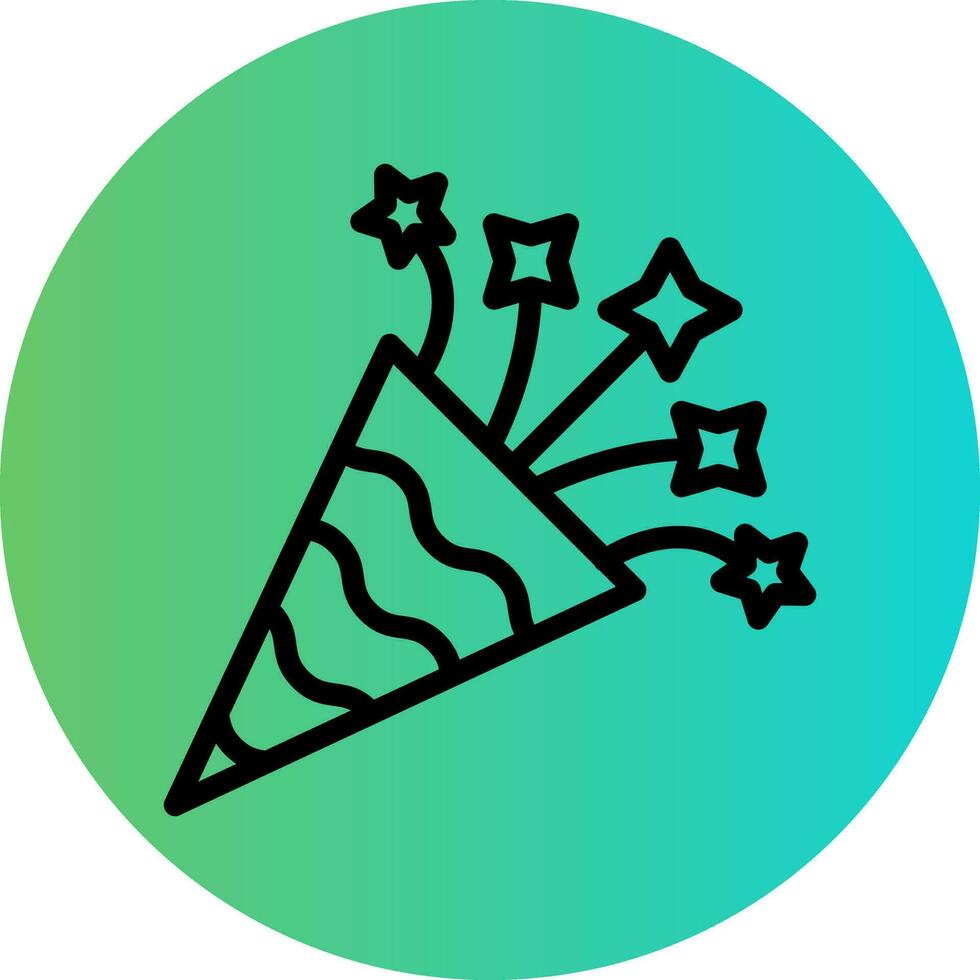 Confetti Vector Icon Design