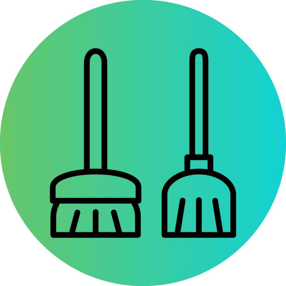 Broomstick Vector Icon Design