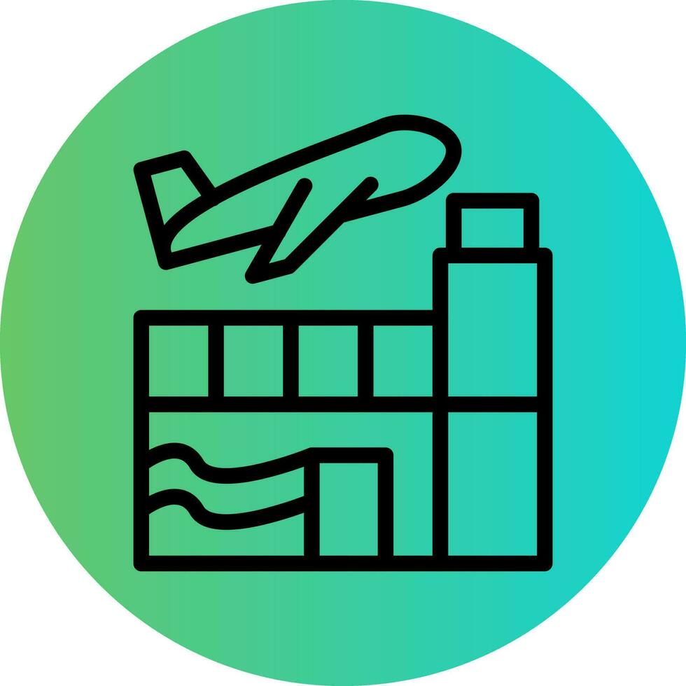 Airport Vector Icon Design