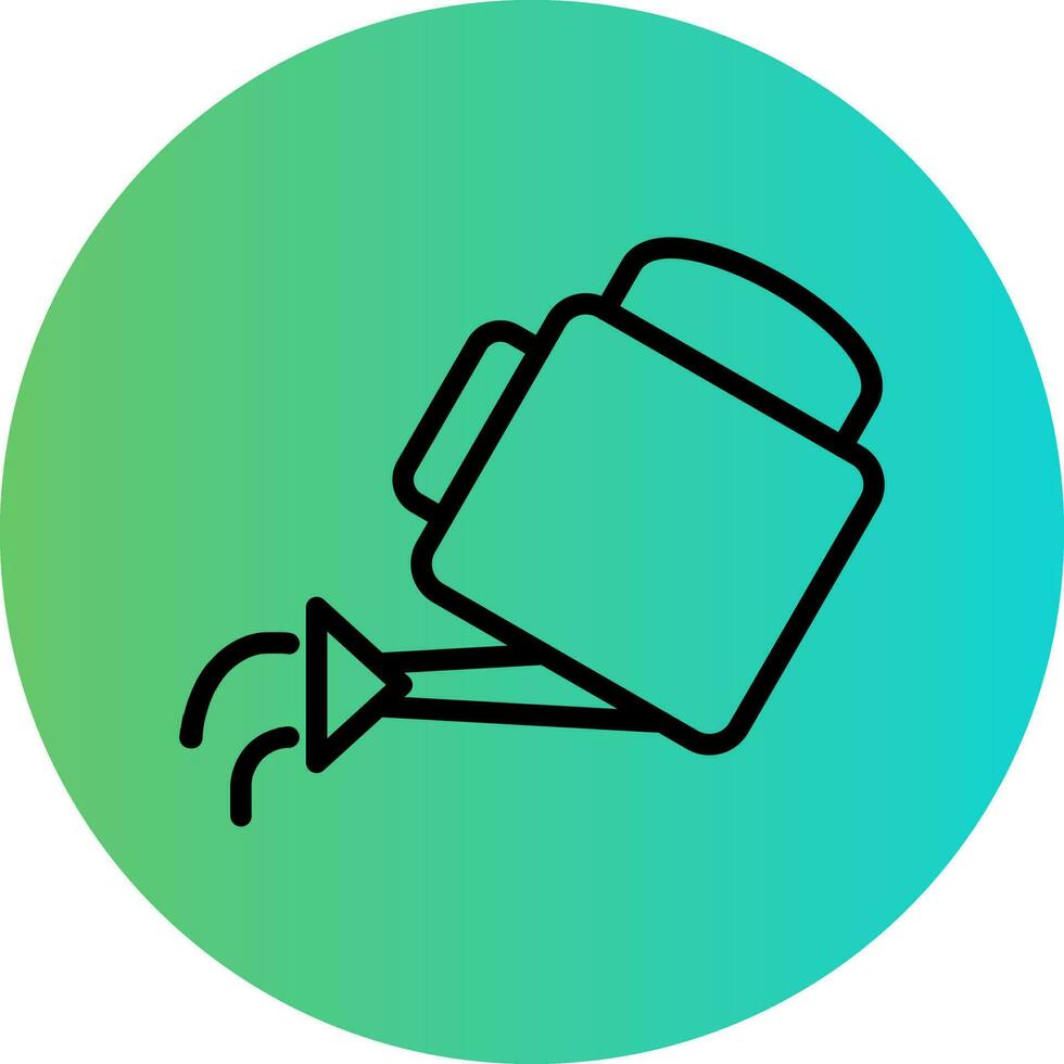 Watering Can Vector Icon Design