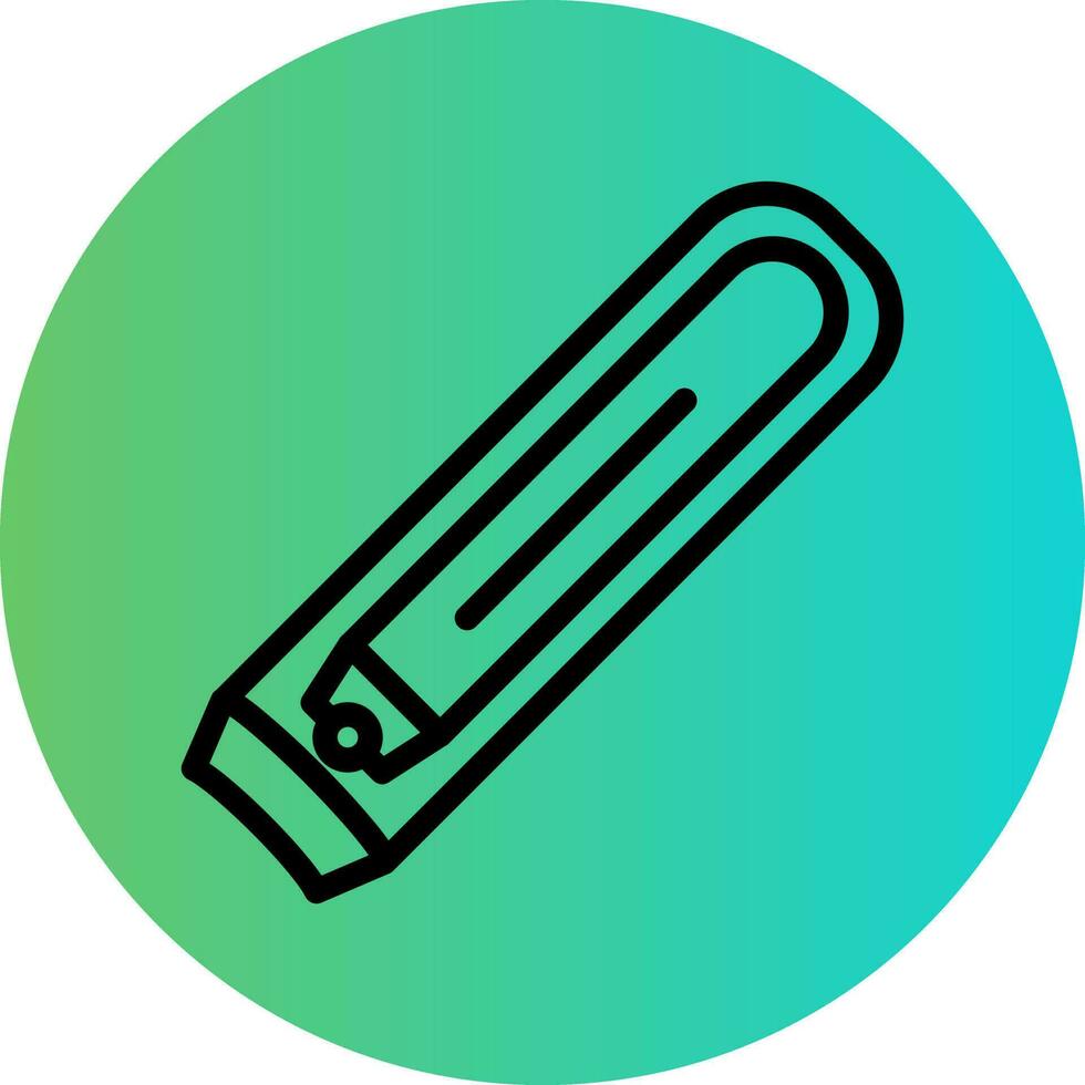 Nail Clipper Vector Icon Design