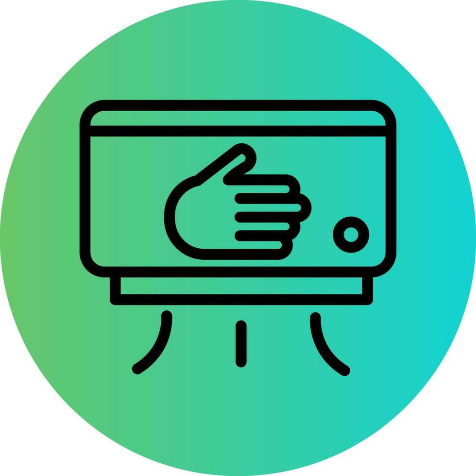 Hand Dryer Vector Icon Design