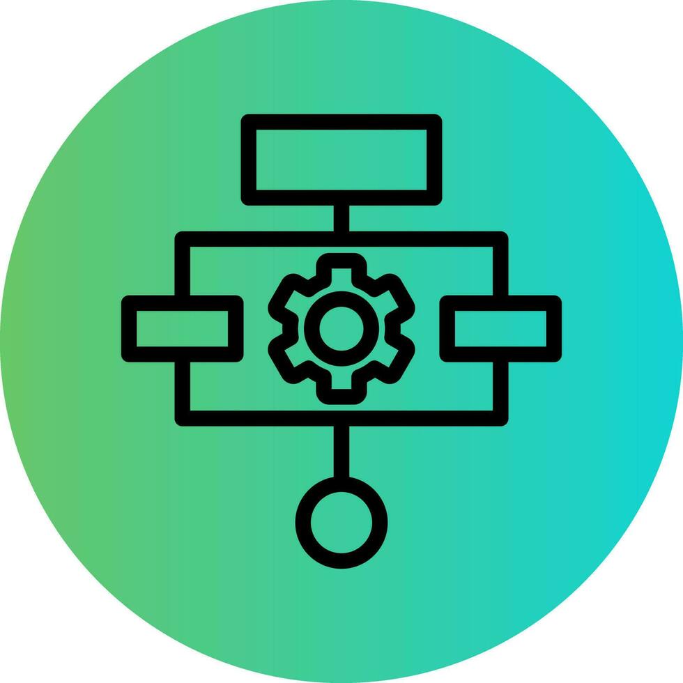 Algorithm Vector Icon Design