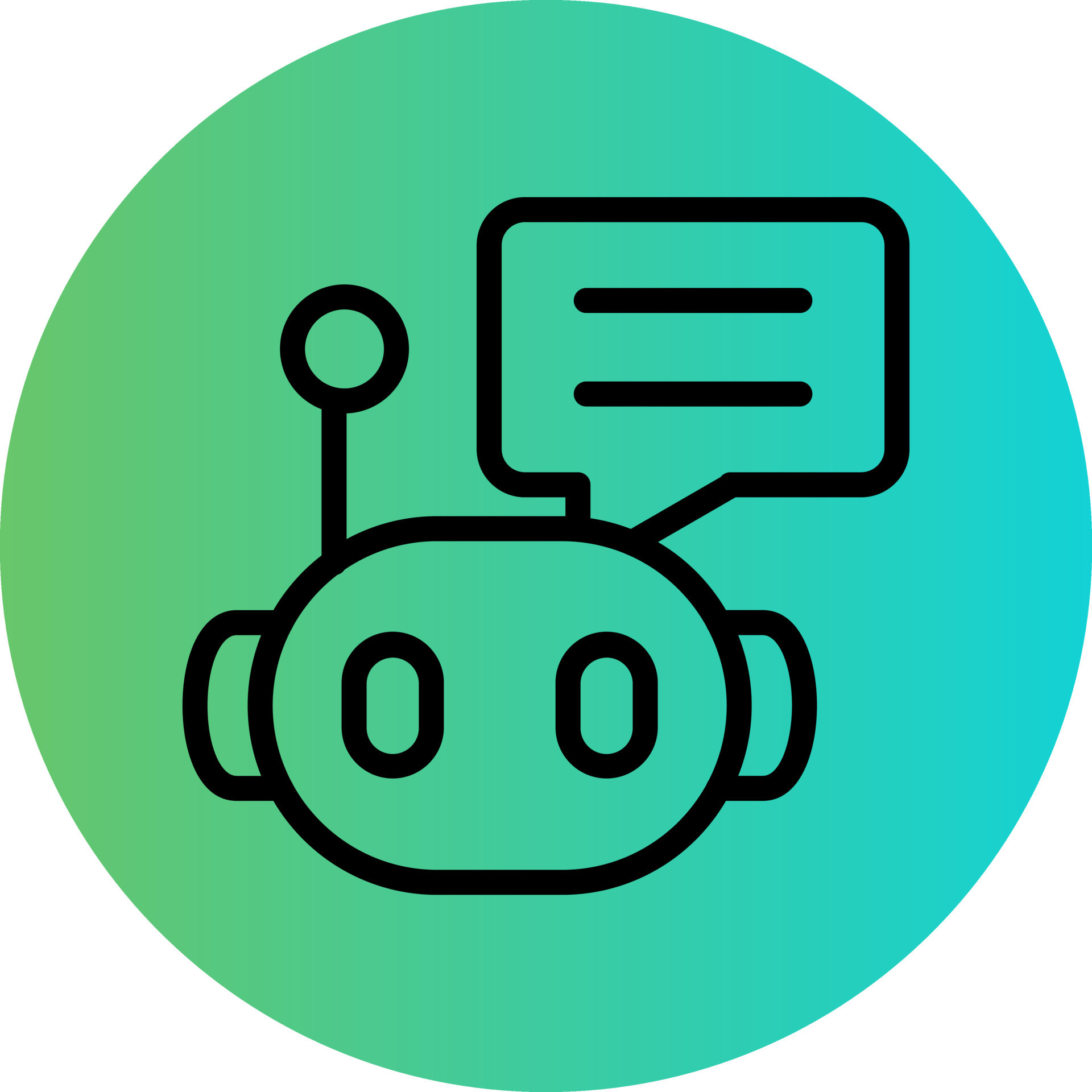 Chat Bot Vector Icon Design 23316202 Vector Art at Vecteezy