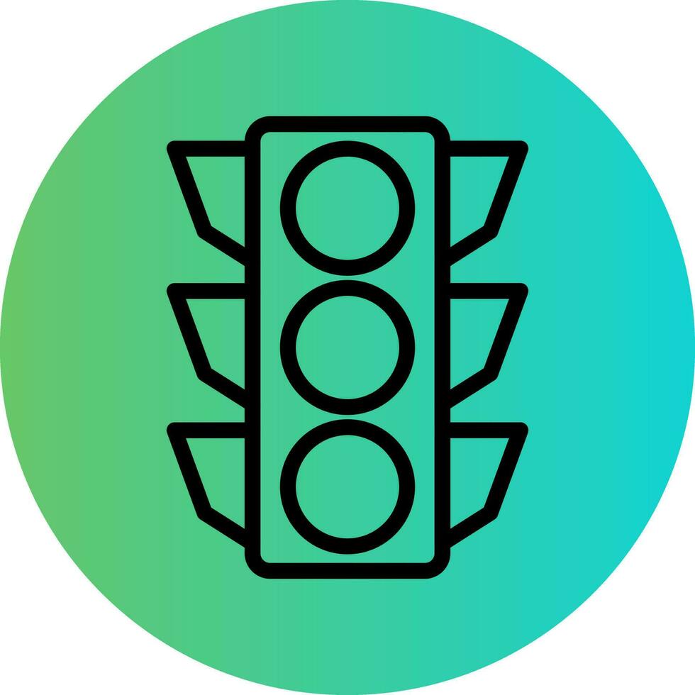 Traffic Control Vector Icon Design