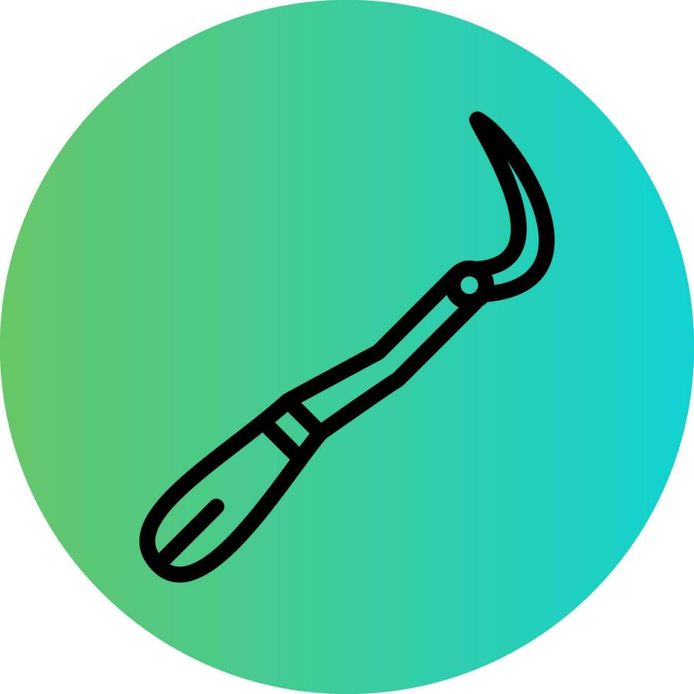 Dental Probe Vector Icon Design