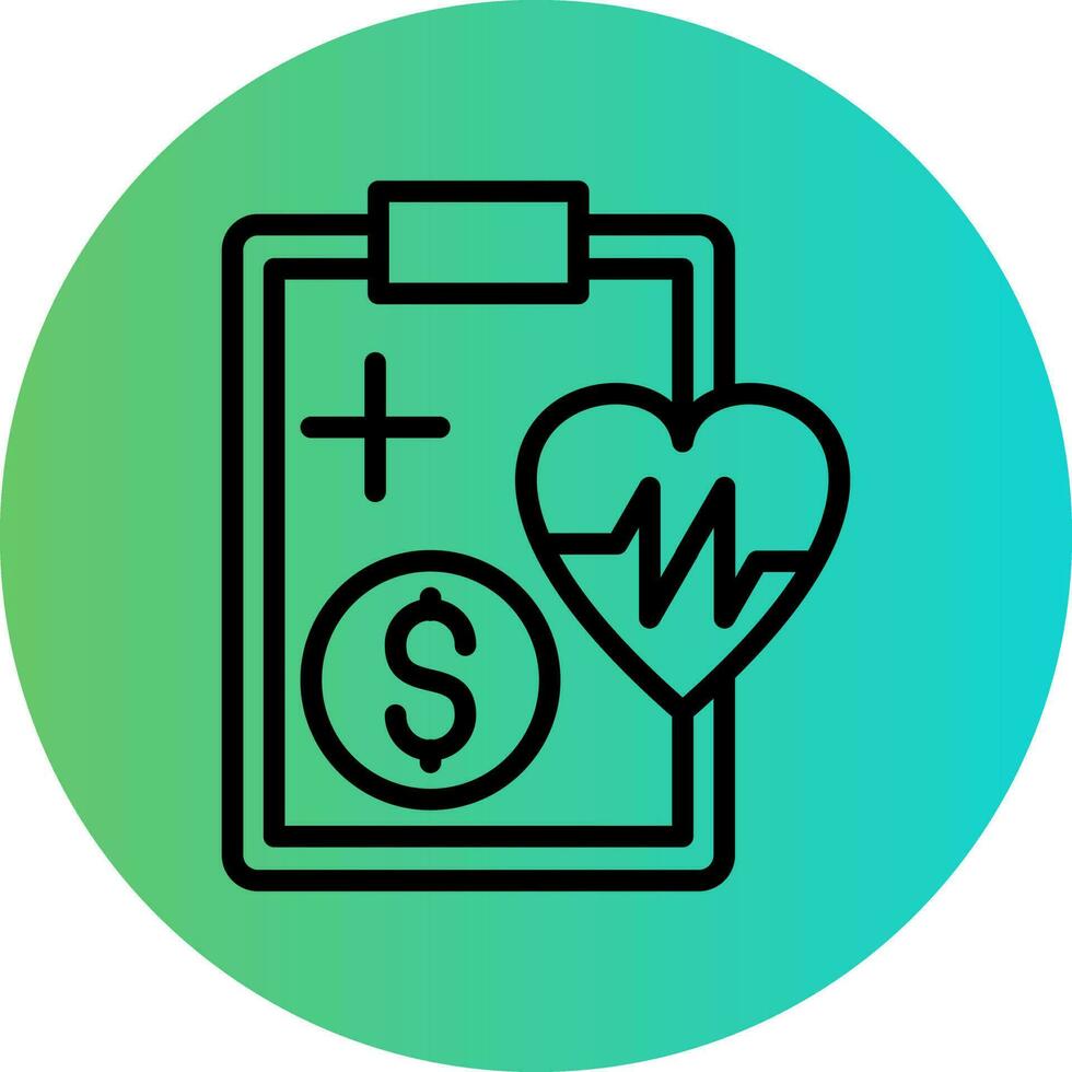 Health Insurance Vector Icon Design