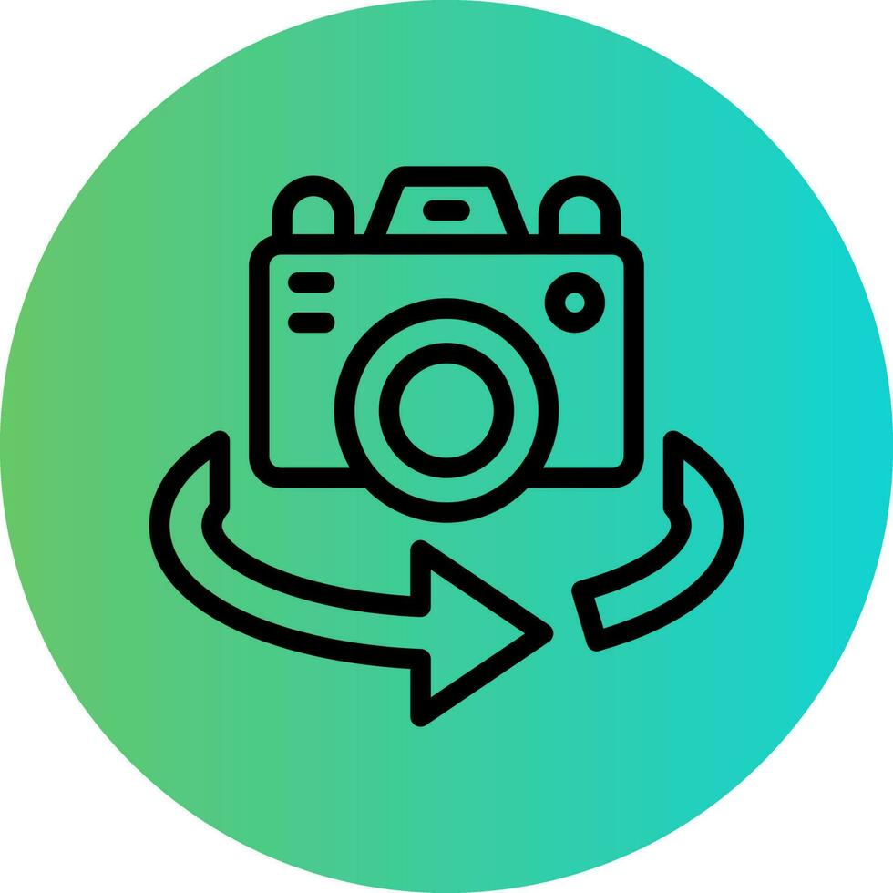 Vr Camera Vector Icon Design