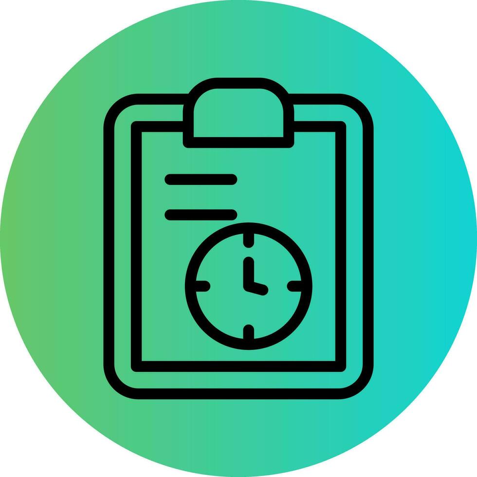 Tasks Schedule Vector Icon Design