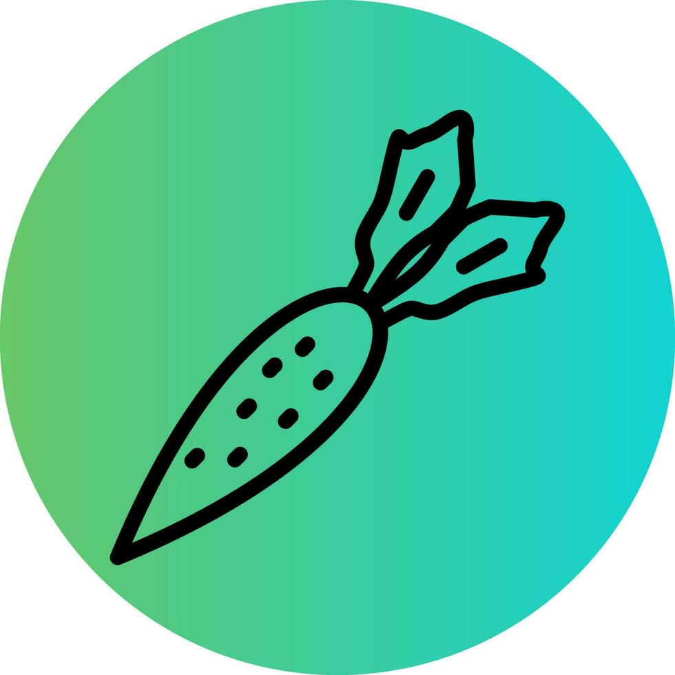 Carrots Vector Icon Design