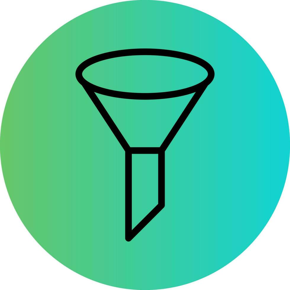 Funnel Vector Icon Design