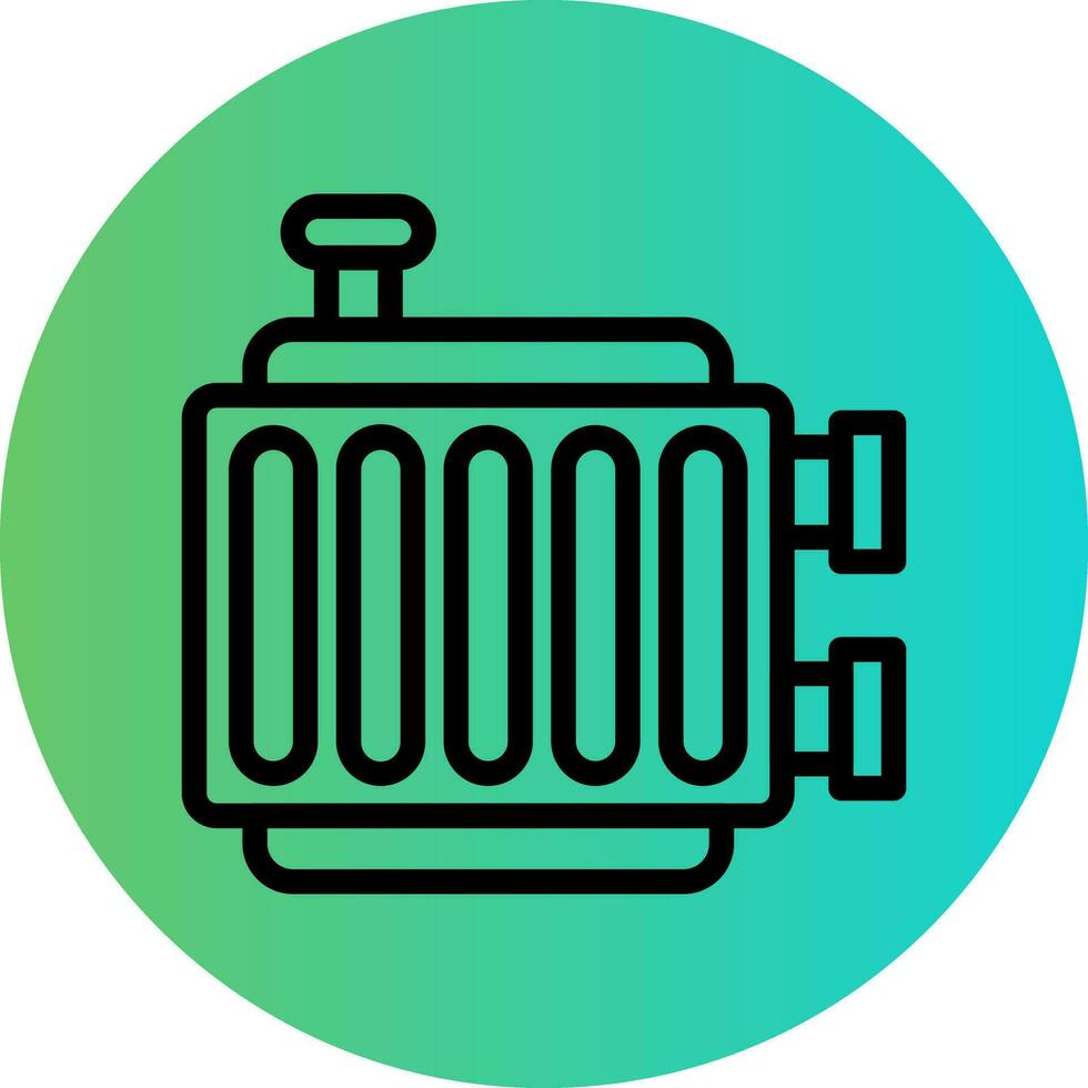 Radiator Vector Icon Design