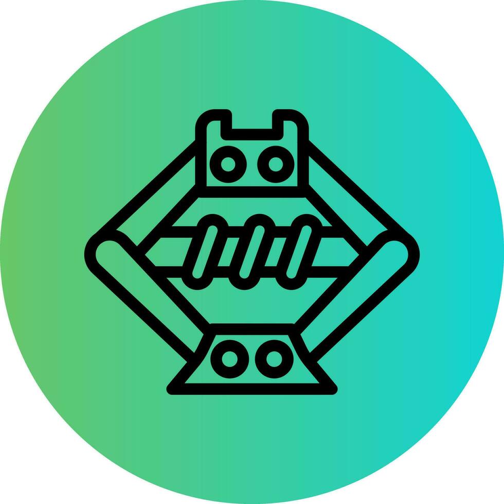 Car Jack Vector Icon Design