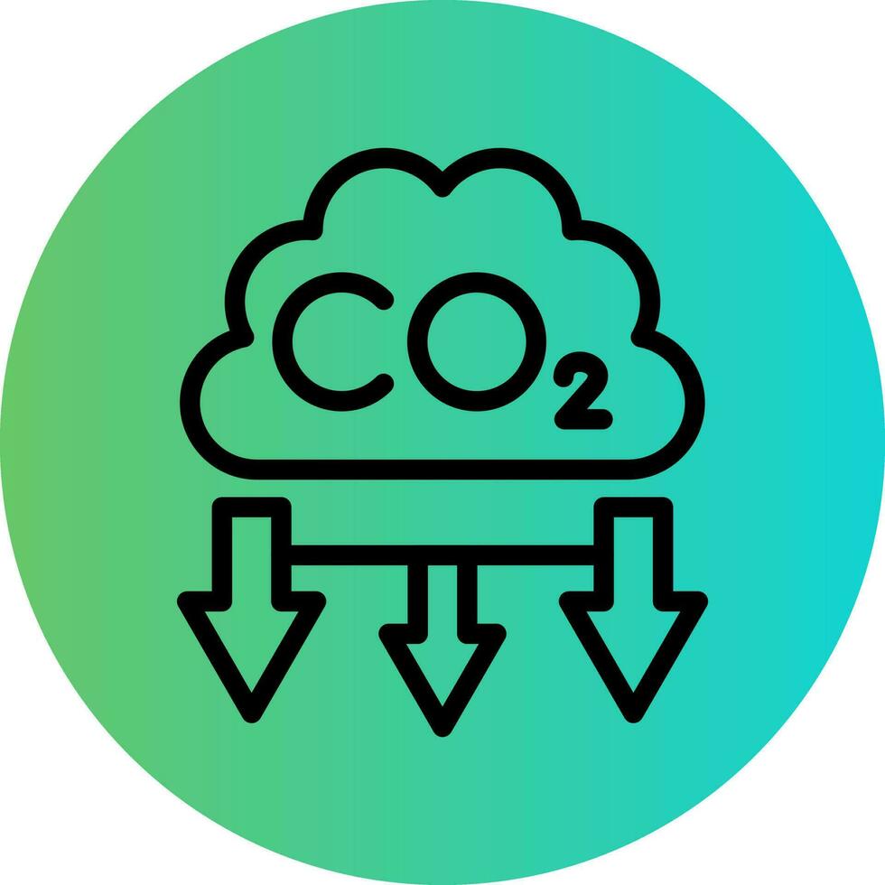 CO Pollution Vector Icon Design