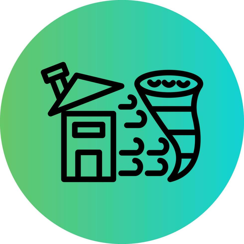 Typhoon Vector Icon Design