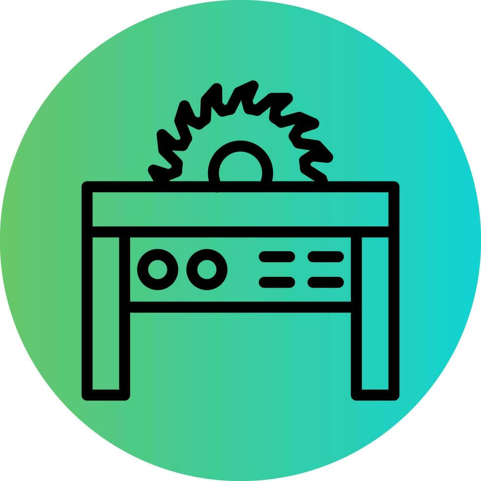 Table Cutter Vector Icon Design