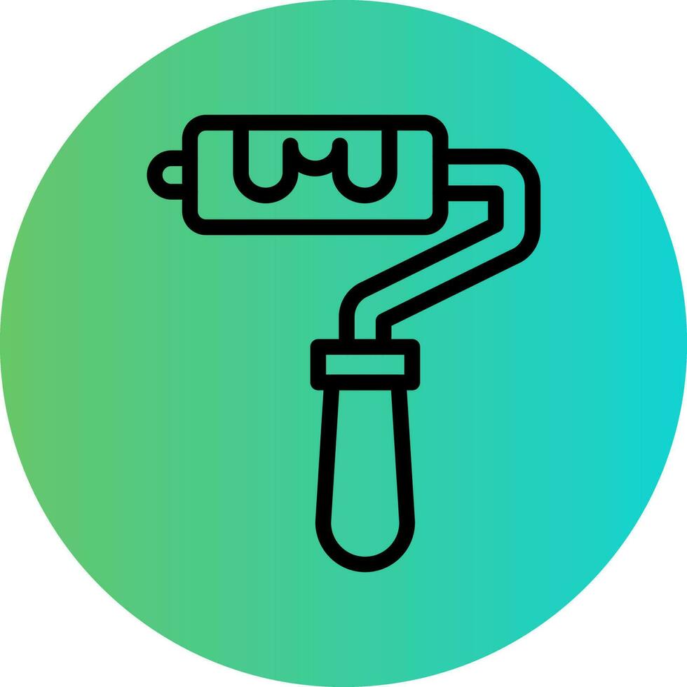 Paint Roller Vector Icon Design