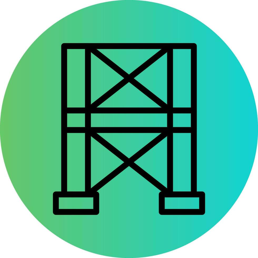 Scaffolding Vector Icon Design