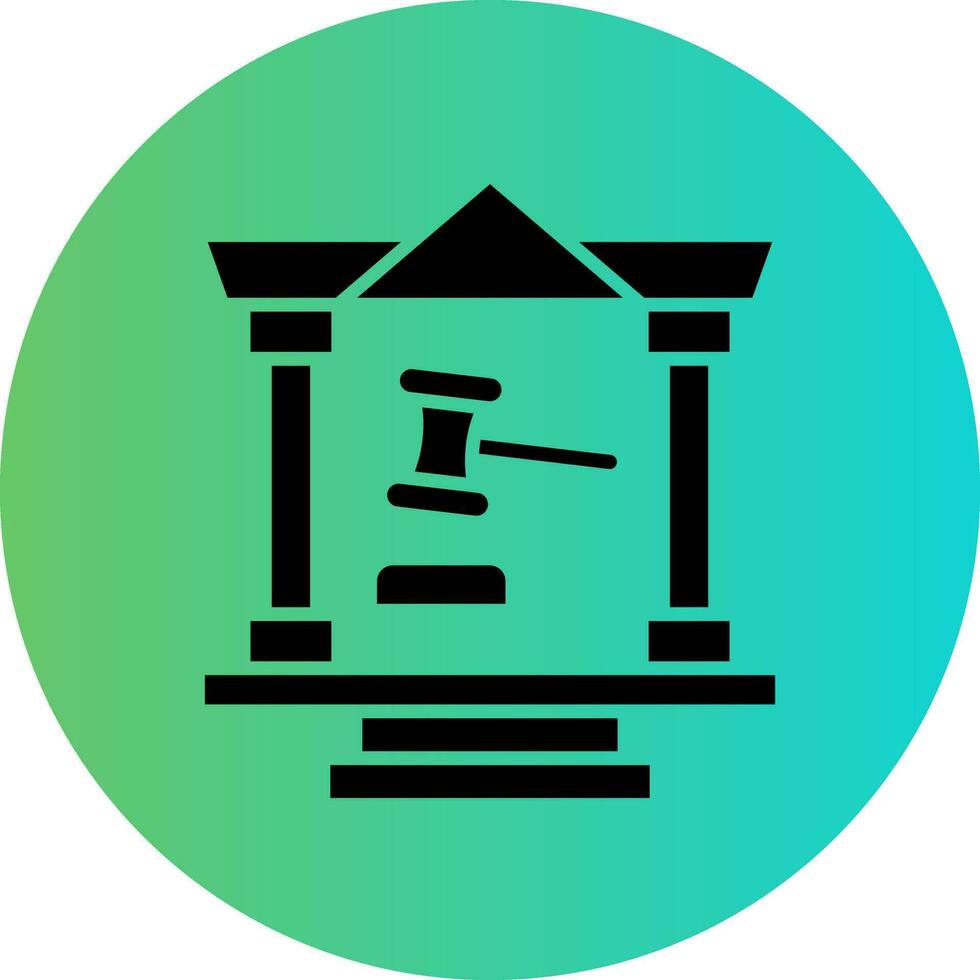 Court Vector Icon Design