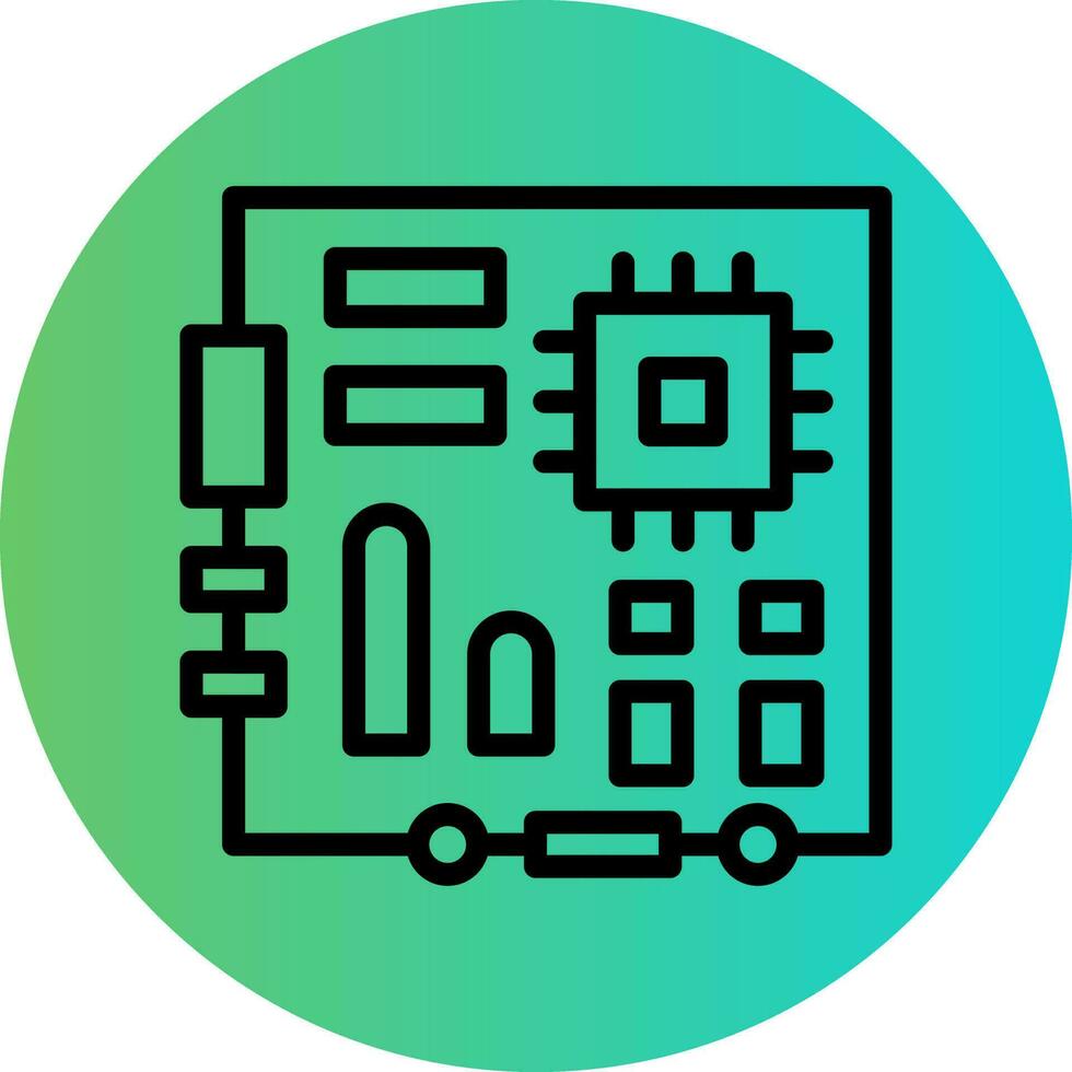 Motherboard Vector Icon Design